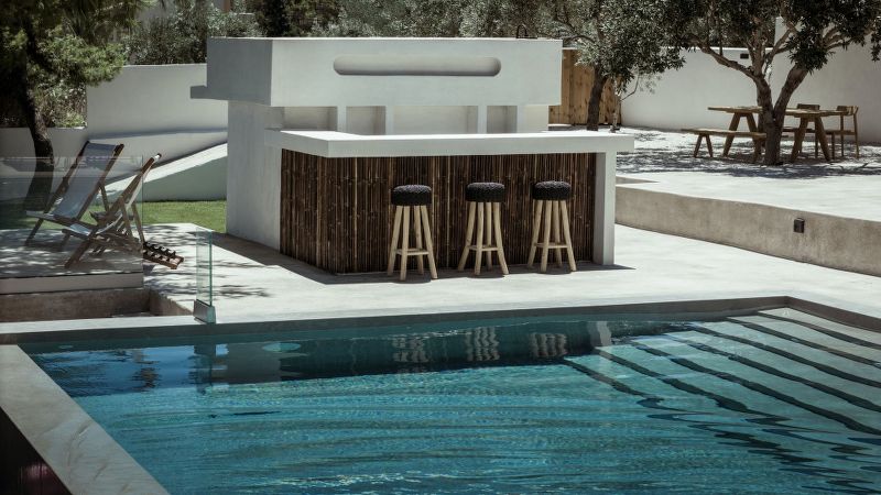 stylish interior Bozonos villa Zakynthos